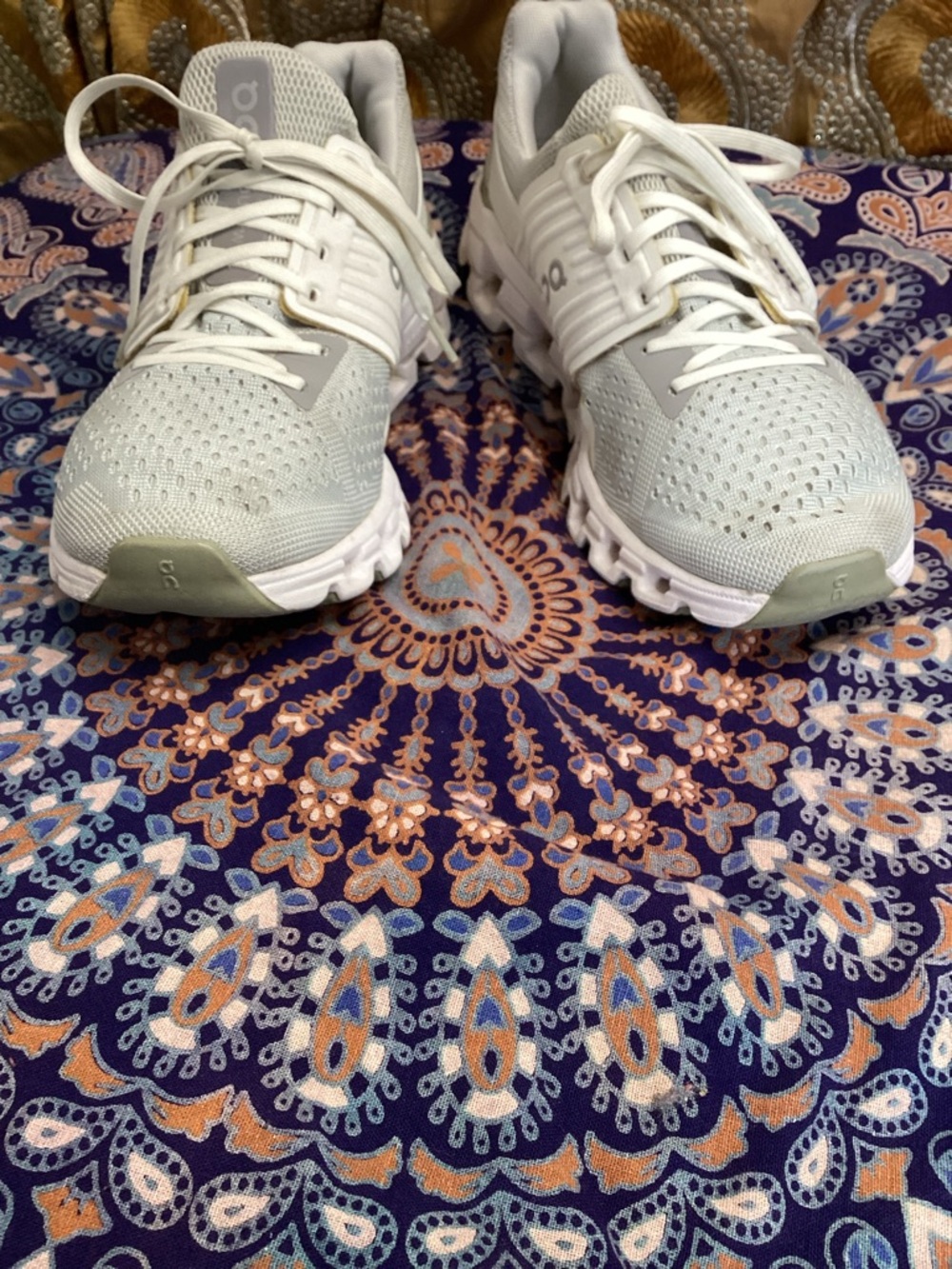 On Running Swiss EnginerrClodswift Off-White/Gray Running Sneakers 9W - Picture 4 of 16